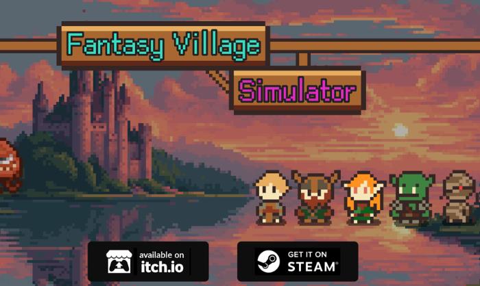 《奇幻村庄模拟器(Fantasy Village Simulator)》玩法 - 品悦舍